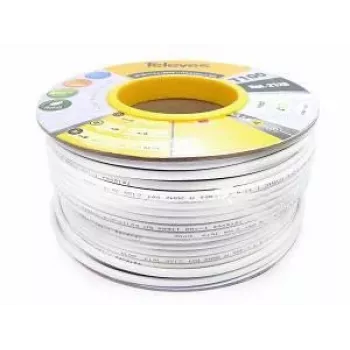 Cable coaxial Televes T-100 PVC Eca clase A - 100 m, blanco