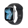 Apple Watch Series 11 (2025) GPS 46mm caja de aluminio gris espacial con correa deportiva negra M/L
