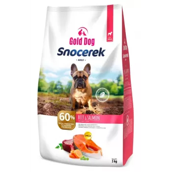GDD Gold Dog Snocerek Small Breeds Beef & Salmon Pienso para perros 5kg