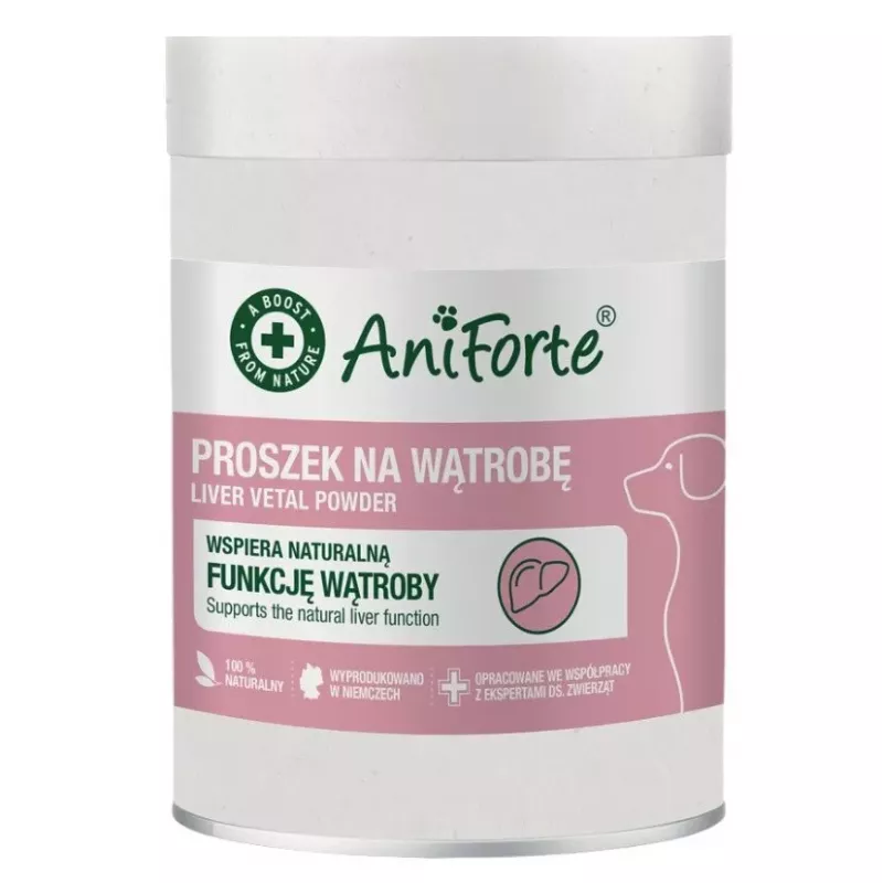 AniForte Liver Vital Polvo para perros - Apoyo hepático - 100g
