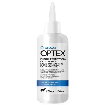 EWE EUROWET Optex solución de limpieza ocular para perros y gatos 100 ml