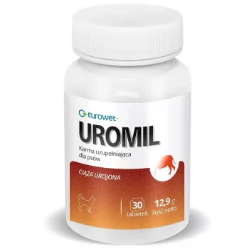 EUROWET Uromil soporte de las vías urinarias para perros y gatos - 30 comprimidos