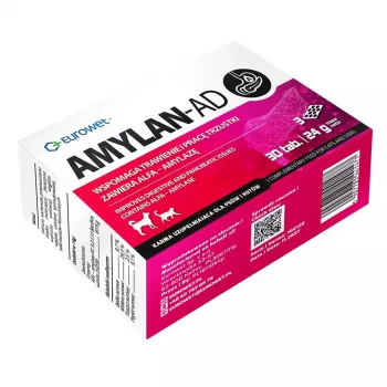 EUROWET Amylan-Ad complemento alimenticio para perros y gatos - 30 comprimidos