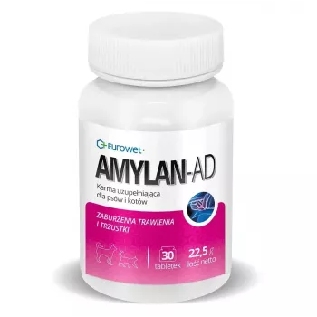 EUROWET Amylan-Ad complemento alimenticio para perros y gatos - 30 comprimidos