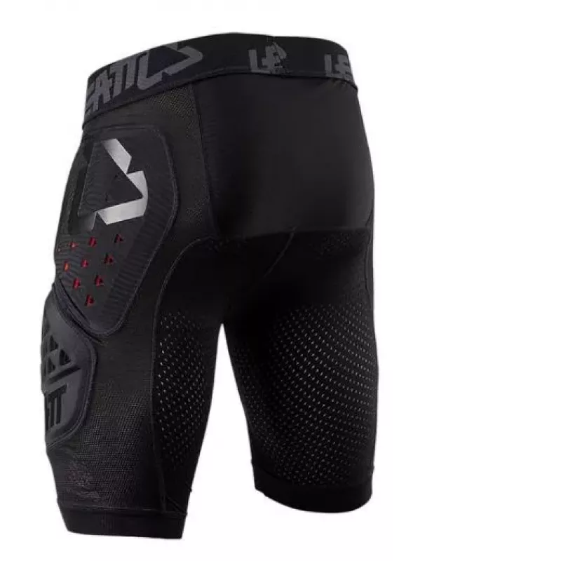 LEATT Impact Shorts 3DF 3.0 con protecciones, talla L, negro