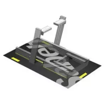 SABELT SIM RACING alfombrilla Sabelt Sim Floor Mat, 170 × 100 cm, antideslizante, negra