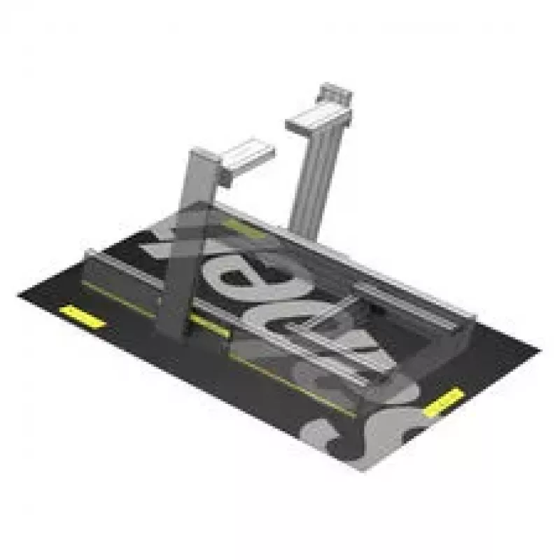 SABELT SIM RACING alfombrilla Sabelt Sim Floor Mat, 170 × 100 cm, antideslizante, negra