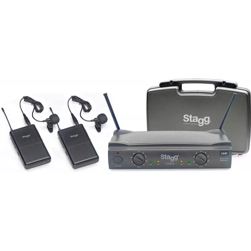 Stagg SUW 50 LL FH EU Sistema inalámbrico UHF Negro