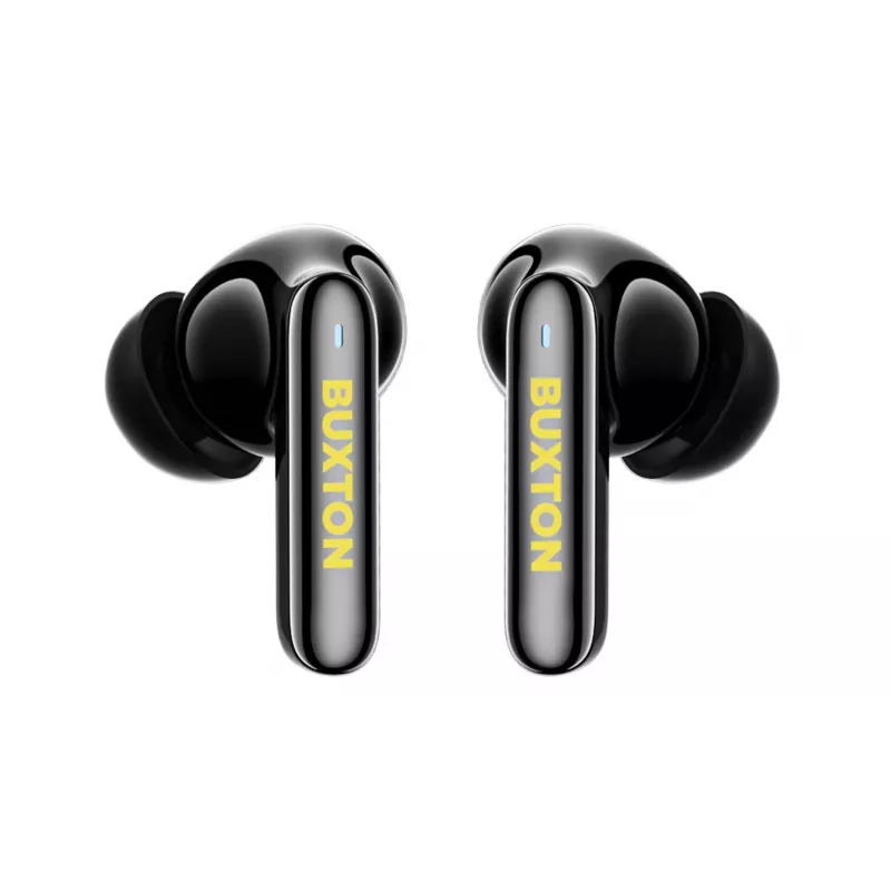 BXT Buxton BTW 7200 Negro Tuya - Auriculares True Wireless In-Ear con estuche de carga, Negro, Bluetooth 5.2, IPX4, control táctil, Tuya Smart App