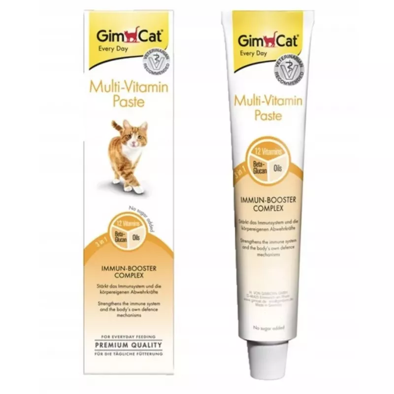 GMC GIMCAT Pasta multivitamínica – Snack para gatos – 200g