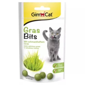 GMC GIMCAT GrasBits Bocados crujientes de hierba – Snack para gatos – 425g