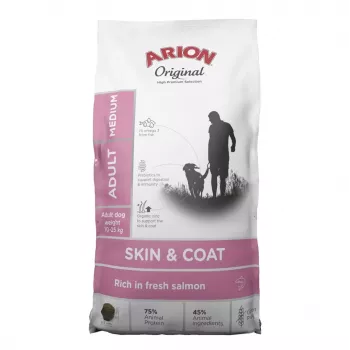 AIN ARION Original Skin & Coat Medium Salmon Pienso para perros 12 kg