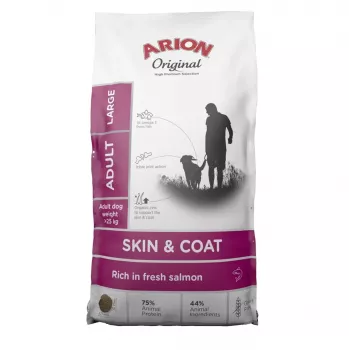 AIN ARION Original Skin & Coat Large Salmon - Pienso para perros - 12kg