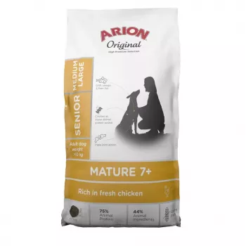 AIN ARION Original Senior Mature 7+ Medium & Large Chicken pienso seco monoproteico para perros 12kg