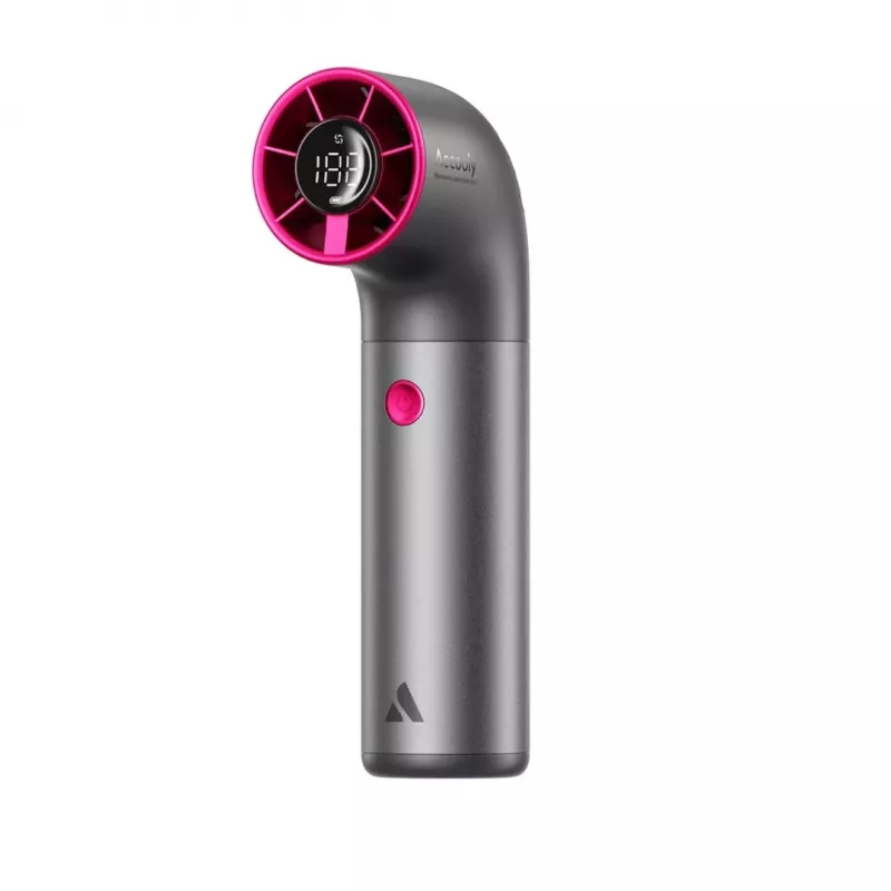 AEL Aecooly Aero Ultra ventilador de mano de alta velocidad, gris-púrpura