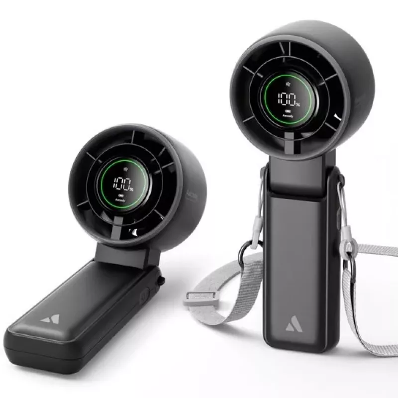 AEL Aecooly Halo 02 ventilador de mano portátil, negro