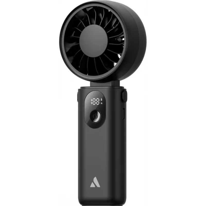 AEL AECOOLY Halo 04 Ventilador de mano portátil, negro