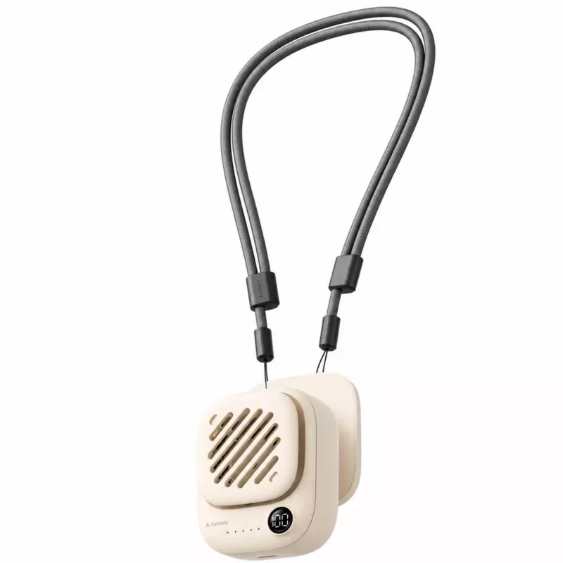 AEL Aecooly Click 01 Mini Ventilador de cuello portátil - beige
