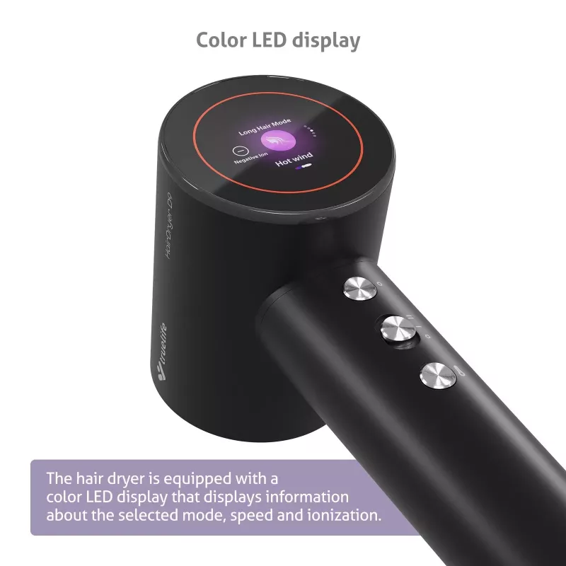 TLF TrueLife HairDryer D9 Secador de pelo 1600 W Negro