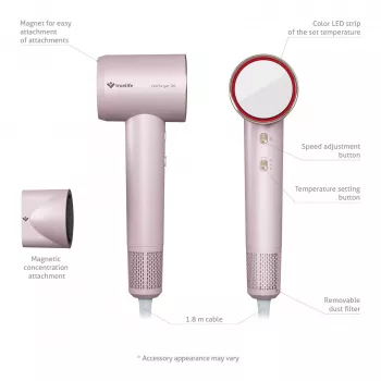 TLF TrueLife HairDryer D6 Secador de pelo 1600 W Rosa