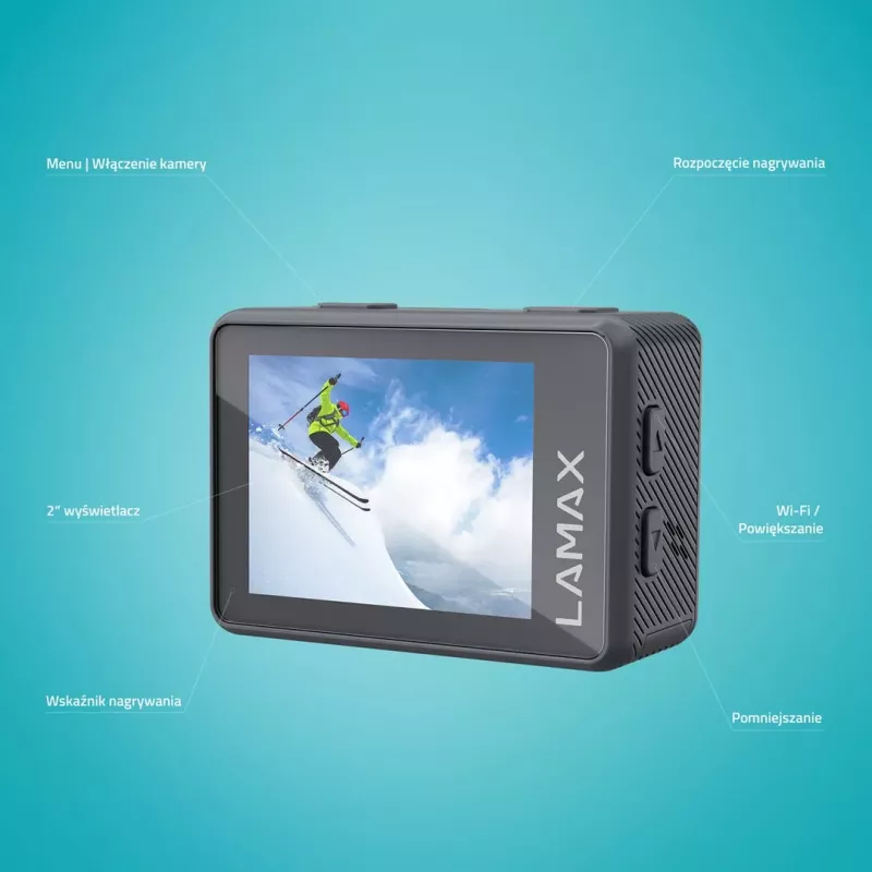 LAMAX X3.2 cámara de acción, 4K, 2", Wi-Fi, 12 MP