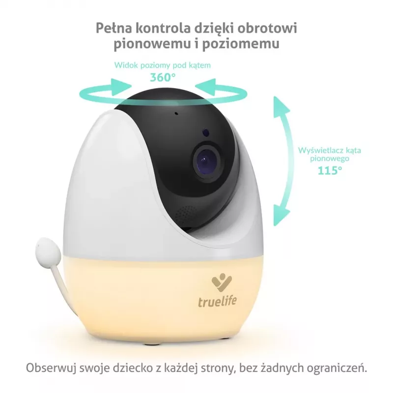 TLF TrueLife NannyCam R4 Pro Vigilabebés con vídeo