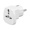 Goobay adaptador de viaje mundial - Europa, blanco (94026)