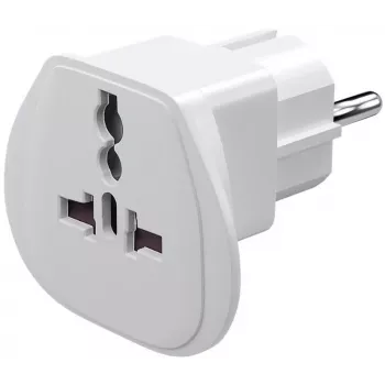 Adaptador de viaje Goobay Mundo - Europa, blanco (94026)