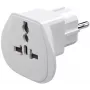 Goobay adaptador de viaje mundial - Europa, blanco (94026)