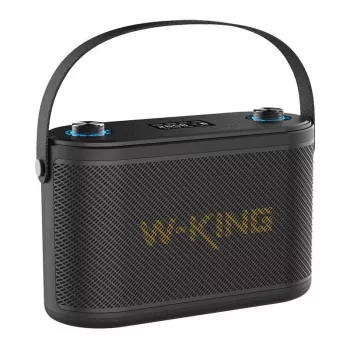 W-KING H10 Altavoz Bluetooth portátil 120W luces RGB IPX6 negro