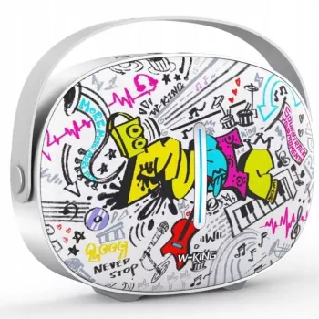 W-KING T8II Altavoz Bluetooth inalámbrico – música, 50W, IPX5, powerbank 10000mAh
