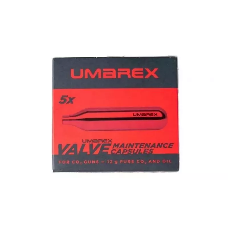 UMR cápsulas de CO2 5 uds. 12 g limpieza y lubricación