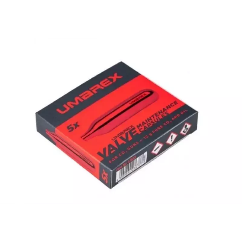 UMR cápsulas de CO2 5 uds. 12 g limpieza y lubricación