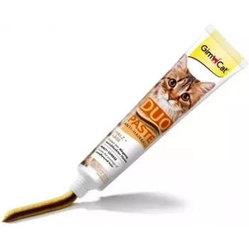 GimCat Duo Paste Anti-Hairball malta con queso 50g
