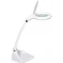 MAUL MAULiris lámpara de lupa LED, 3 dioptrías (1,75x), lente de 127 mm, 760 lm, 6500 K, 9 W, blanca