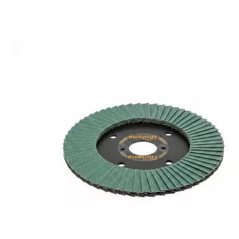 RHODIUS LSZ F Vision Disco de láminas 125x22,23 mm P40 corindón de circonio