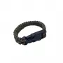 ORIGIN OUTDOORS Firesteel Bracelet - pulsera de supervivencia de paracord con iniciador de fuego, silbato y eslabón - negro