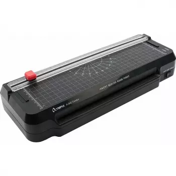 Olympia Plastificadora y cortapapeles A245 Combo negro