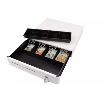 OLYMPIA M405 Cajón portamonedas electrónico, negro