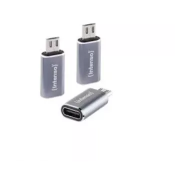 Intenso Adaptador USB-C a Micro-USB C480M, negro, 480 Mbit/s