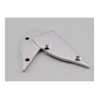 Synergy 21 tapa final para perfil en U LED ALU062 gris plata