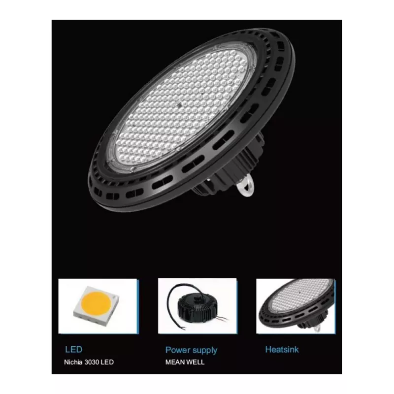 SYNERGY21 Synergy 21 lámpara LED colgante UFO 236W para industria/almacén NW 120° DIM