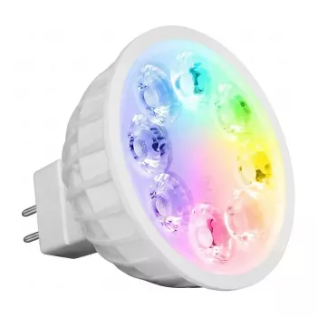 MIBOXER FUT104 Lámpara LED retrofit GX5.3 4W RGB+WW con RF y Wi-Fi