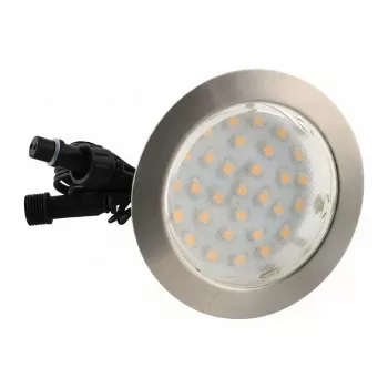 SYNERGY21 Foco LED empotrable de suelo ARGOS redondo In-G-D IP67 blanco cálido