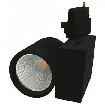 SYNERGY21 Foco LED de carril VLA Serie 40W 30° blanco cálido CRI>90 negro