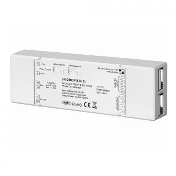 SYNERGY21 Controlador LED EOS 07 DALI 0-10V regulador TRIAC + fuente de alimentación 24V 200W