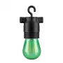 SYNERGY21 LED Retrofit E27 S14 verde 2W para guirnaldas