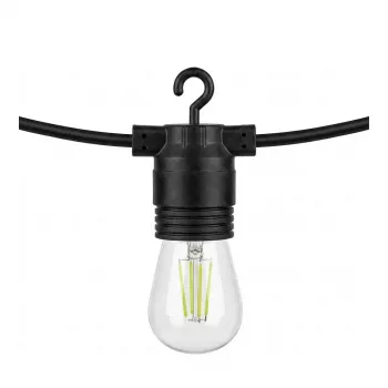 SYNERGY21 LED Retrofit E27 S14 rosa 2W para guirnaldas