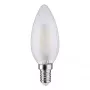 SYNERGY21 LED Retrofit E14 bombilla vela 4,5W blanco cálido regulable lechoso