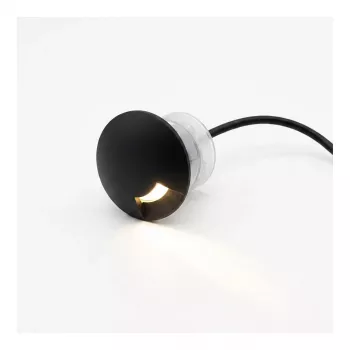 SYNERGY21 LED Foco de suelo empotrable ARGOS Segmento redondo 2 IP67 Blanco cálido - Negro